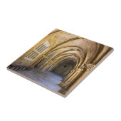 Arched Cathedral Cloister Hallway Tegeltje (Zijkant)