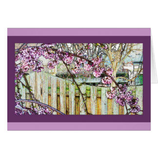 Arched Cherry Blossom Branch-kaart