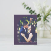 Arched Merry Holiday-fotokaart Feestdagenkaart (Staand voorkant)