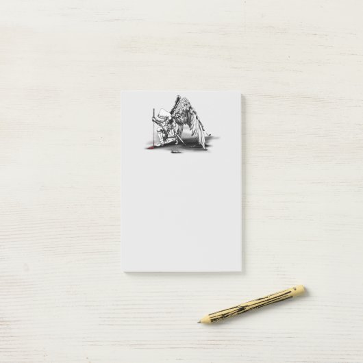 ArchEngel Krijger Post-it® Notes (Op bureau)