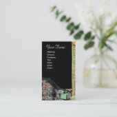 ARCHEO/Antiquary, Archeology, Black Pink Green Visitekaartje (Staand voorkant)