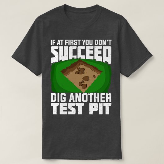Archeologe archeologische fieldtechnicus Gift T-shirt (Design voorkant)