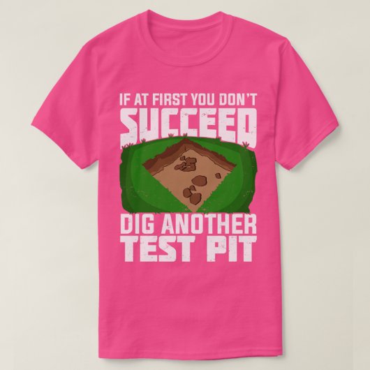 Archeologe archeologische fieldtechnicus Gift T-shirt (Design voorkant)