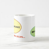 Archeologen bestuderen geen dinosaurussen koffiemok (Center)