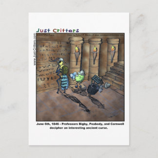 archeologen briefkaart