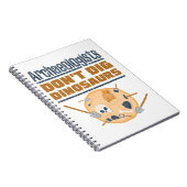 Archeologen doen geen dinosauriërs in de archeolog notitieboek (Rechterzijde)