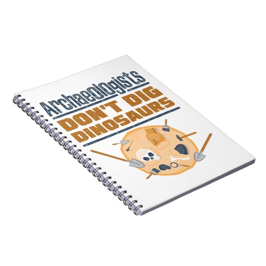Archeologen doen geen dinosauriërs in de archeolog notitieboek (Rechterzijde)