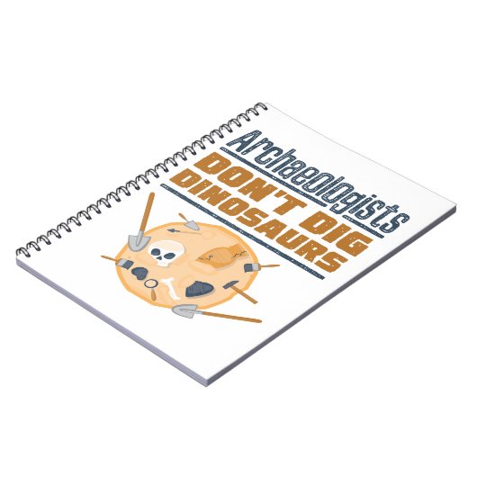 Archeologen doen geen dinosauriërs in de archeolog notitieboek (Linkerzijde)