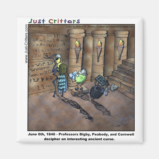 archeologen magneet (Voorkant)