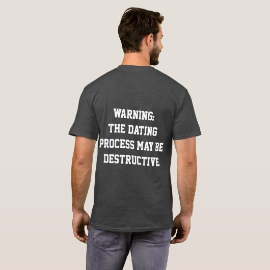 "Archeologen zullen alles dateren" T-shirt (Achterkant volledig)