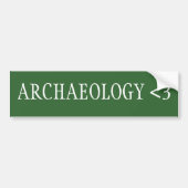 Archeologie <3 bumpersticker (Voorkant)