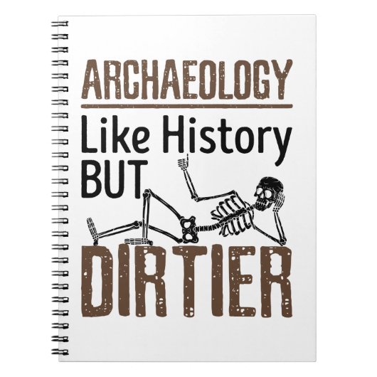 Archeologie als geschiedenis maar vuil notitieboek (Voorkant)