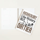 Archeologie als geschiedenis maar vuil planner (Display)