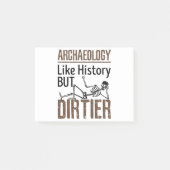 Archeologie als geschiedenis maar vuil post-it® notes (Voorkant)