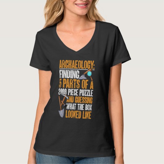 Archeologie Archeoloog T-shirt (Voorkant)