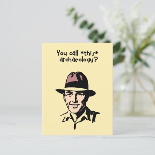 Archeologie Briefkaart (Staand voorkant)