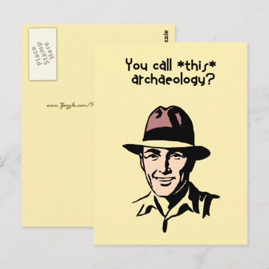 Archeologie Briefkaart (Voorkant / Achterkant)