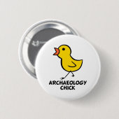 Archeologie Chick Button (Voorkant /achterkant)