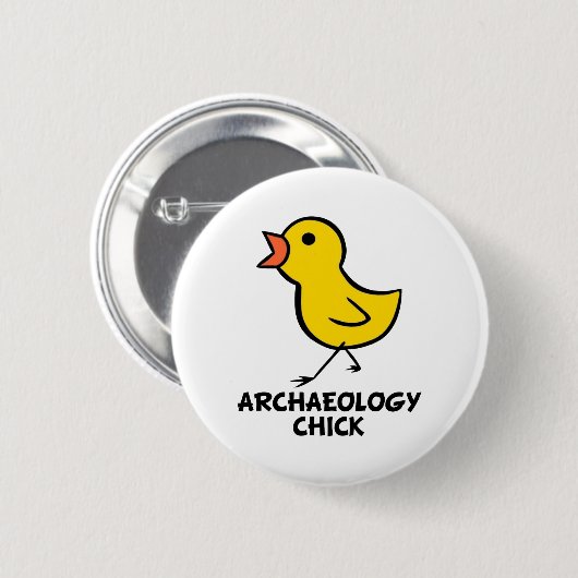 Archeologie Chick Button (Voorkant /achterkant)