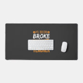 Archeologie Docent Halloween Bezem Gebroken Bureaumat (Keyboard & Muis)
