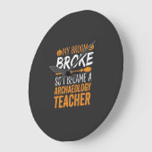 Archeologie Docent Halloween Bezem Gebroken Grote Klok (Hoek)
