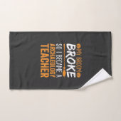 Archeologie Docent Halloween Bezem Gebroken Handdoek (Handdoek)