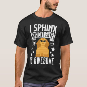 Archeologie Egyptoloog Farao I Sfinx Oud  T-shirt