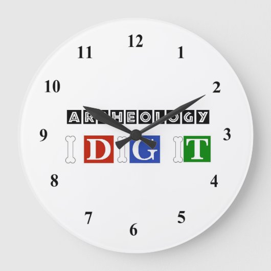 Archeologie graaf ik het grote klok (Voorkant)