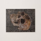 Archeologie II - Schedel op steen-effect achtergro Legpuzzel (Horizontaal)