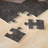 Archeologie II - Schedel op steen-effect achtergro Legpuzzel (Zijkant)