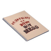 Archeologie is een smerige hete puinhoop notitieboek (Rechterzijde)