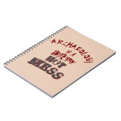 Archeologie is een smerige hete puinhoop notitieboek (Linkerzijde)