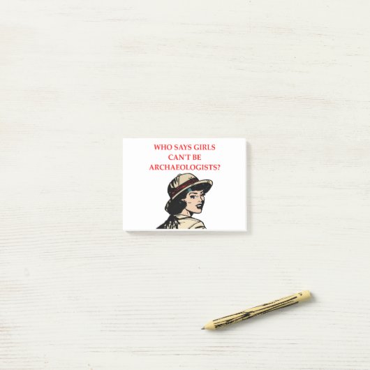 archeologie post-it® notes (Op bureau)