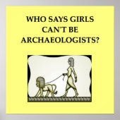 archeologie poster (Voorkant)