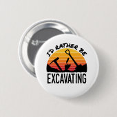 Archeologie Retro Ik Graaf Liever Ronde Button 5,7 Cm (Voorkant /achterkant)