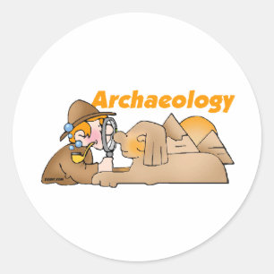 Archeologie Ronde Sticker