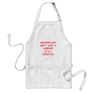 archeologie standaard schort