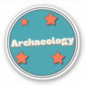 Archeologie Sticker (Voorkant)