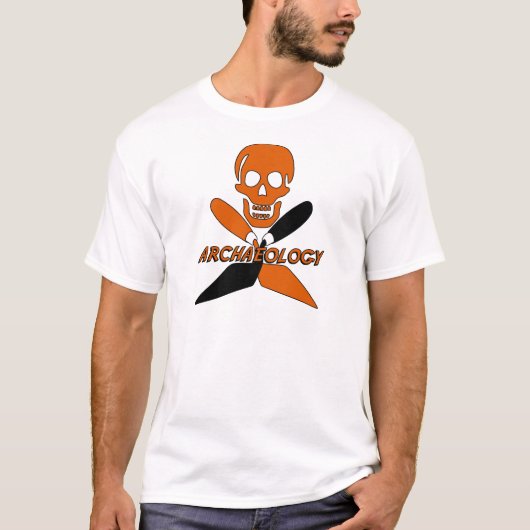 Archeologie van de schedel en de gewas t-shirt (Voorkant)