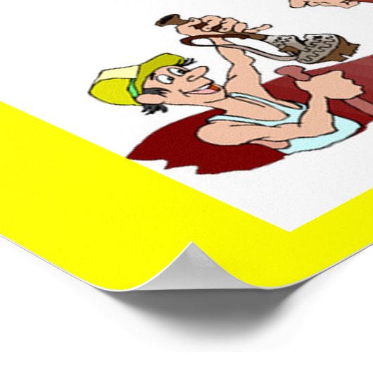 archeologische grap poster (Hoek)