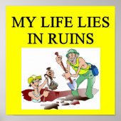 archeologische grap poster (Voorkant)