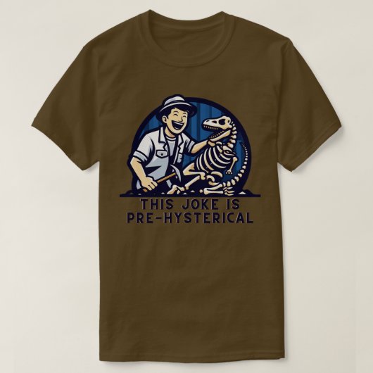 archeologische grap t-shirt (Design voorkant)