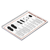 Archeologische laptoptypes notitieboek (Linkerzijde)