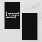 Archeologische prehistorische artefacten visitekaartje (Voorkant / Achterkant)