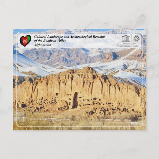 Archeologische resten van de vallei van Bamiyan Briefkaart (Voorkant)