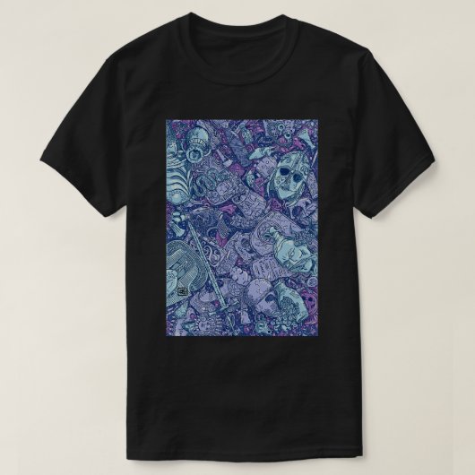 Archeologische Treasures Blues T T-shirt (Design voorkant)