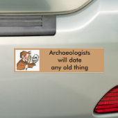 ARCHEOLOGISTEN BUMPERSTICKER (Op auto)