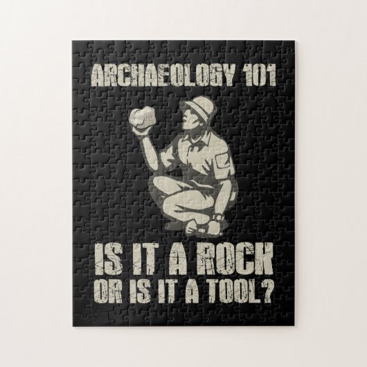 Archeology 101 is een steen of een gereedschap legpuzzel (Verticaal)