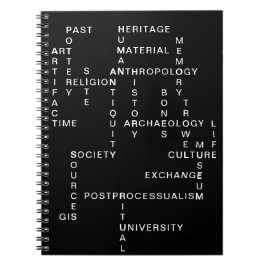 Archeology and anthropology crossword puzzle notitieboek