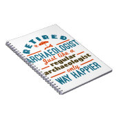 Archeology Archeology Funny Happier Notitieboek (Rechterzijde)